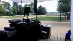 Pavilon Grébovka - DJ stage na venkovní terase