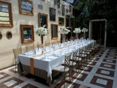 Villa Richter - ozvučení svatební hostiny v Piano Nobile